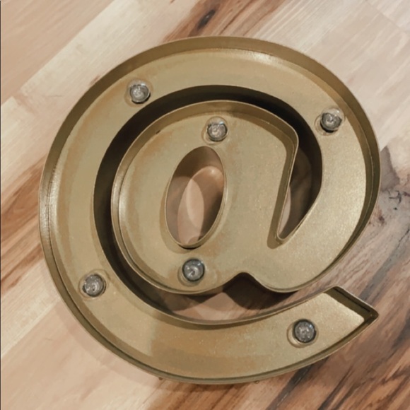 Target Other - Light Up “@“ sign